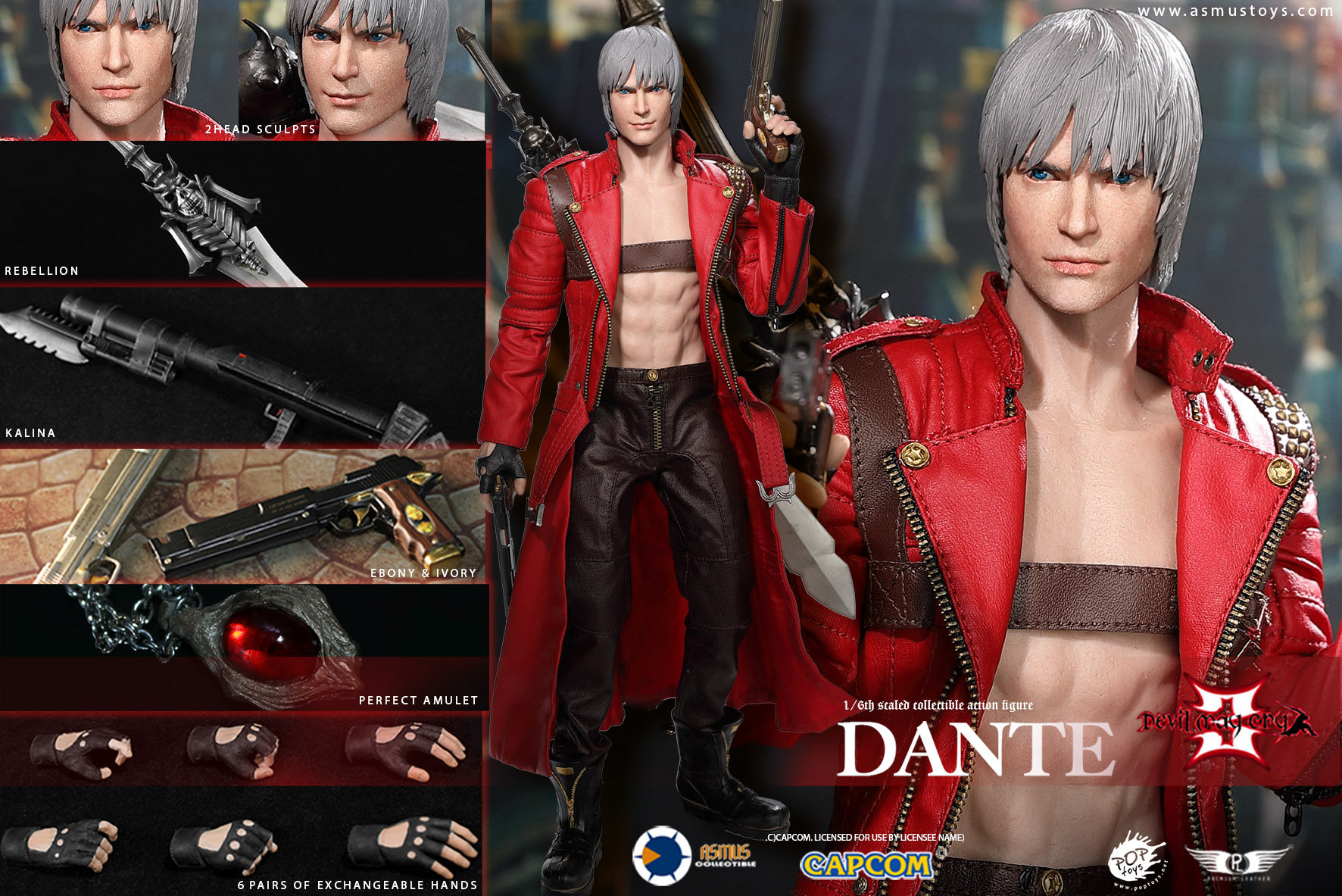 Asmus Toys DMC301 1/6 Devil May Cry3 DMC3 The DANTE