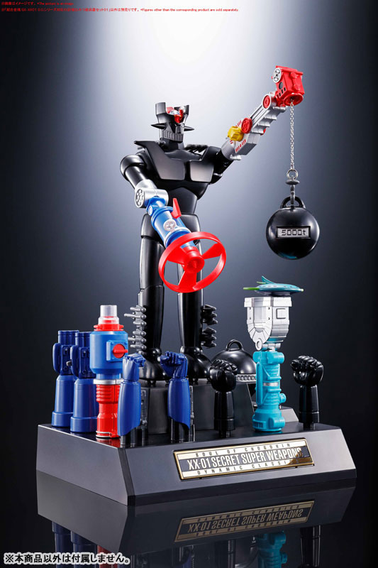 BANDAI SPIRITS : Soul of Chogokin GX-XX01 D.C. Series Compatible XX Plan Secret Super Weapon Set 01