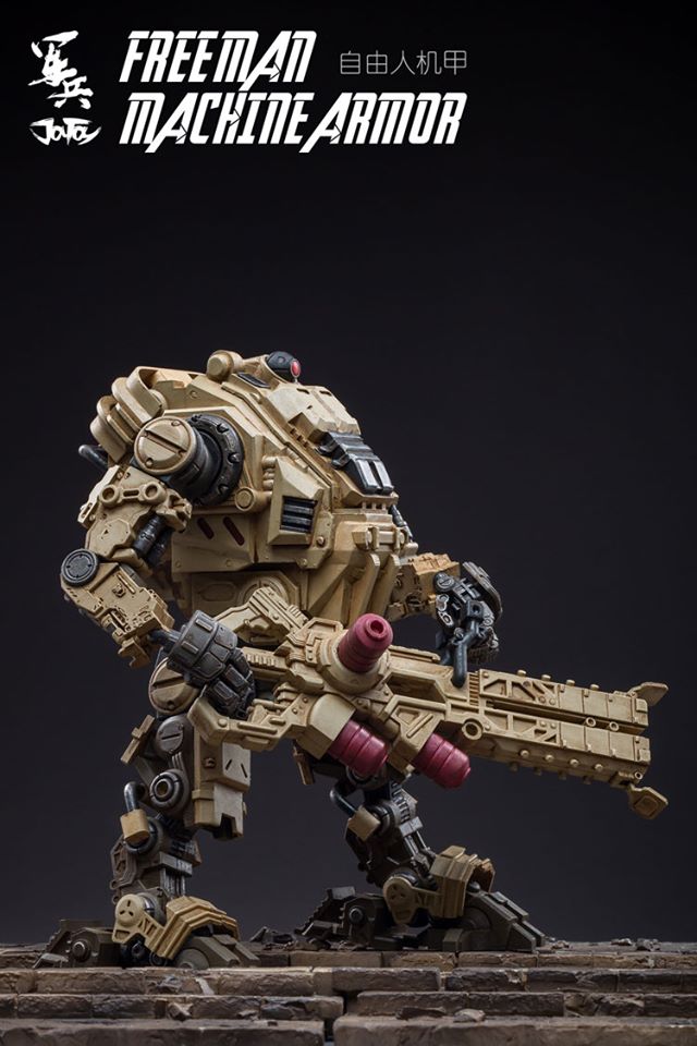 JOYTOY 81921011 ：1/18 Free man tactical mecha ( สีน้ำตาล )