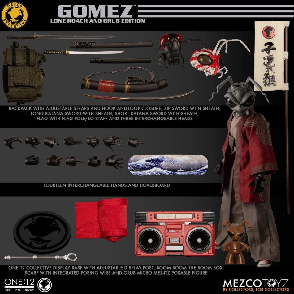Mezco Toyz : 1/12 Ant Agent Gomez - Samurai Edition