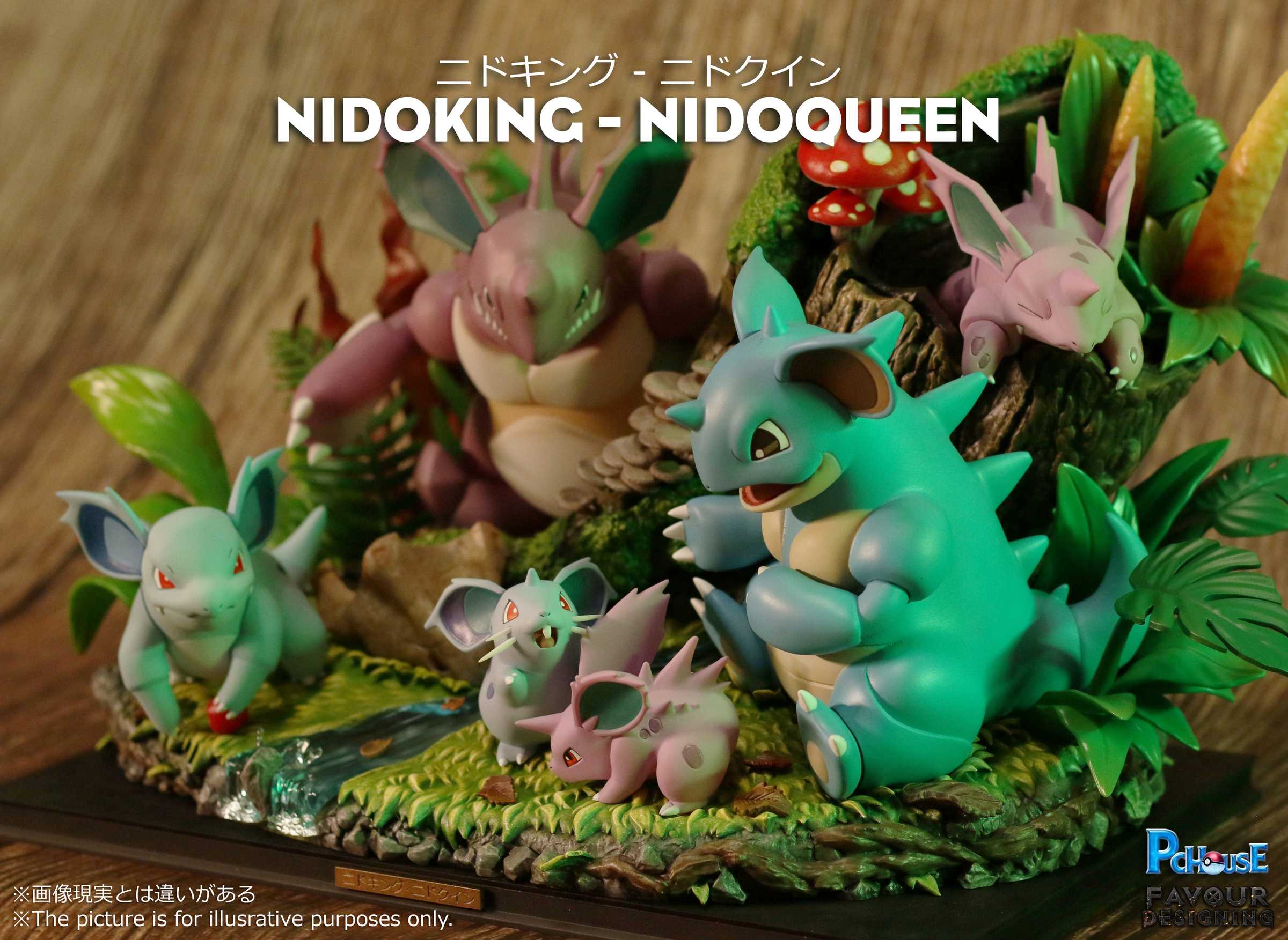 Nidoking & Nidoqueen Family