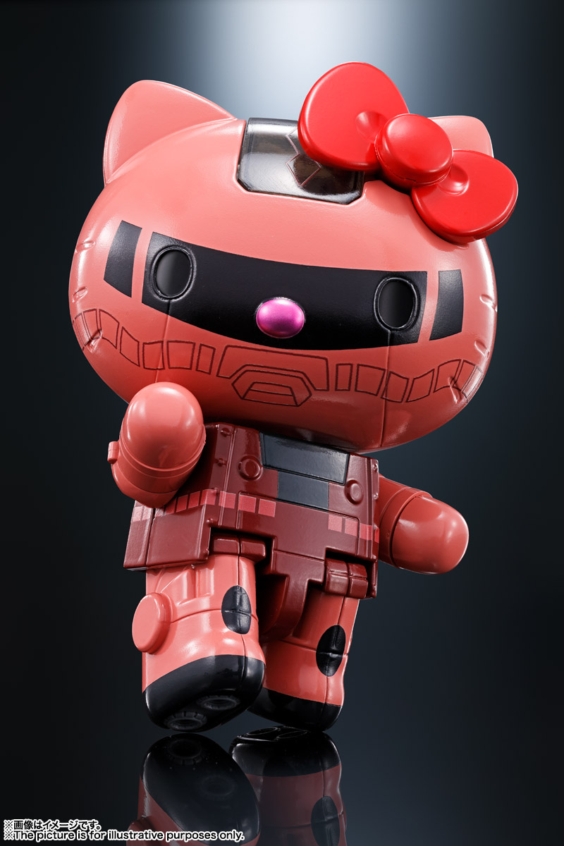 Chogokin Char's Custom Zaku II * Hello Kitty (Mobile Suit Gundam)