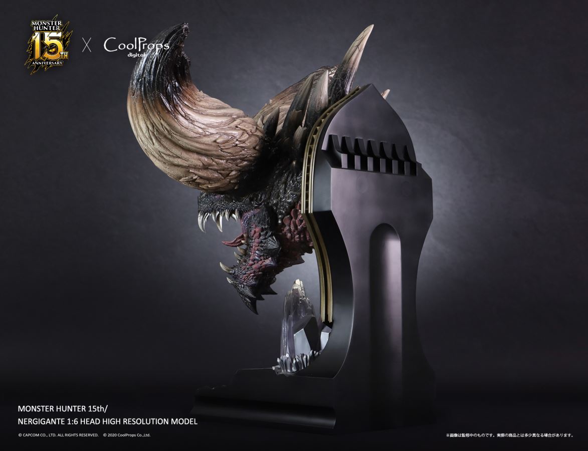 Monster Hunter 15th Anniversary - Nergigante 1/6 Head High Resolution Model