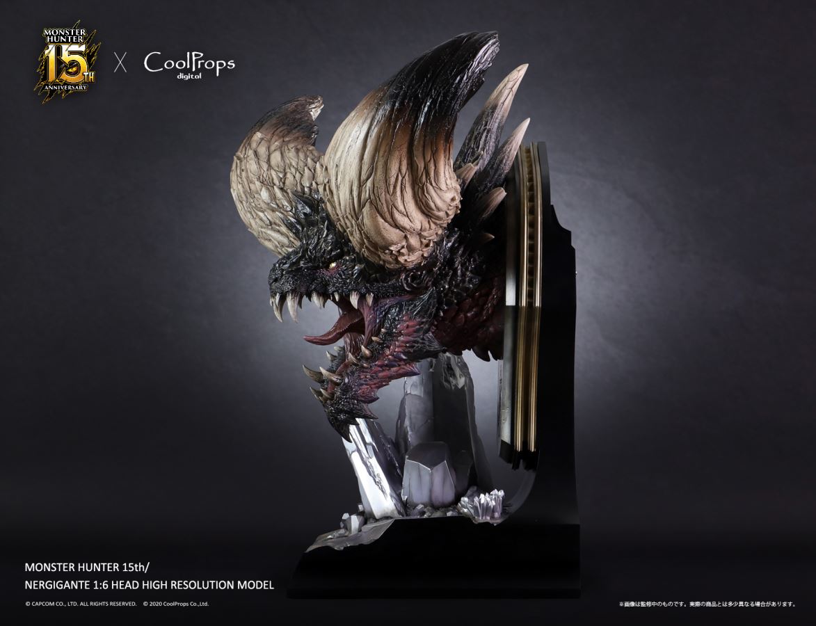 Monster Hunter 15th Anniversary - Nergigante 1/6 Head High Resolution Model