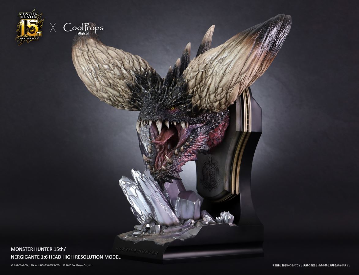 Monster Hunter 15th Anniversary - Nergigante 1/6 Head High Resolution Model