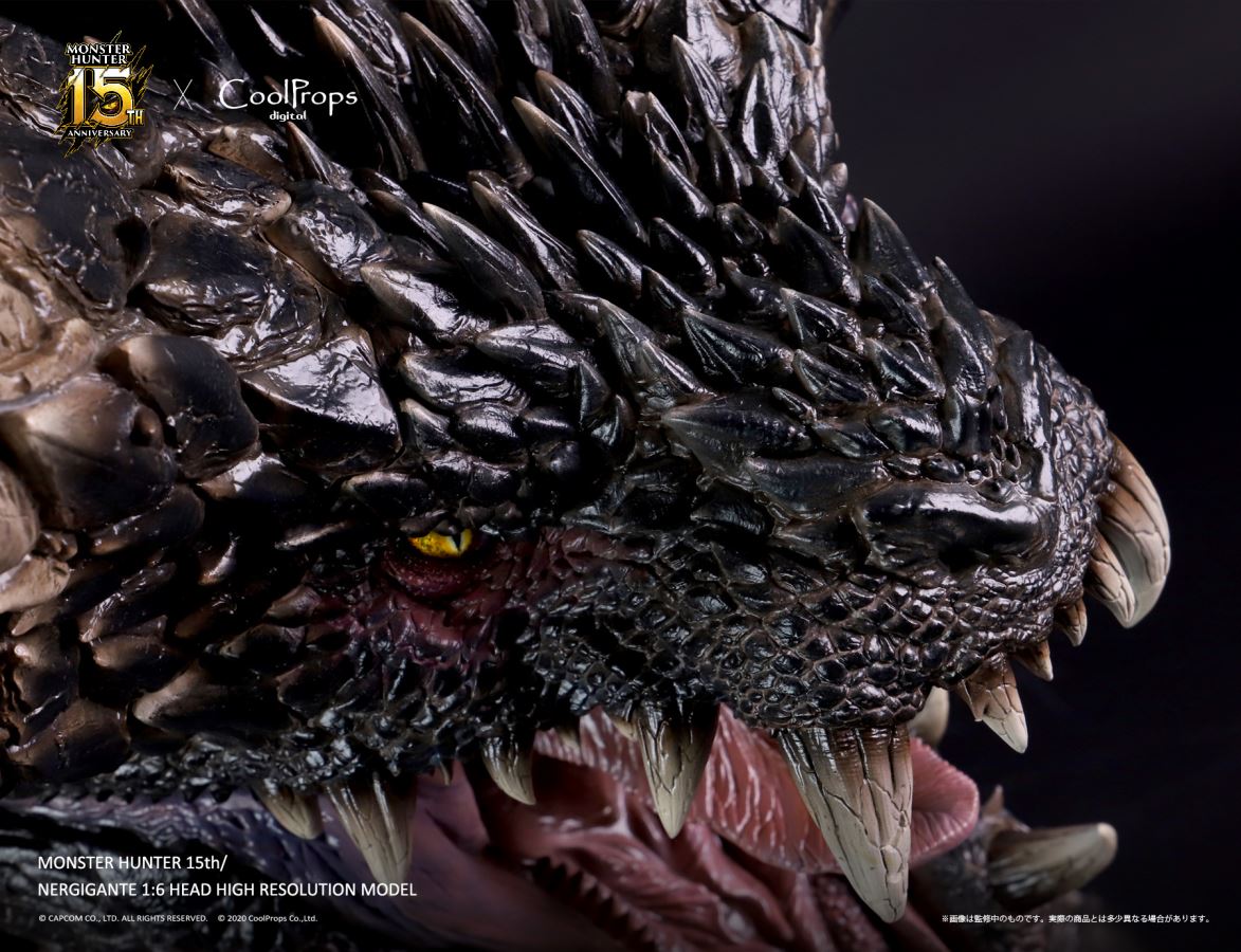 Monster Hunter 15th Anniversary - Nergigante 1/6 Head High Resolution Model