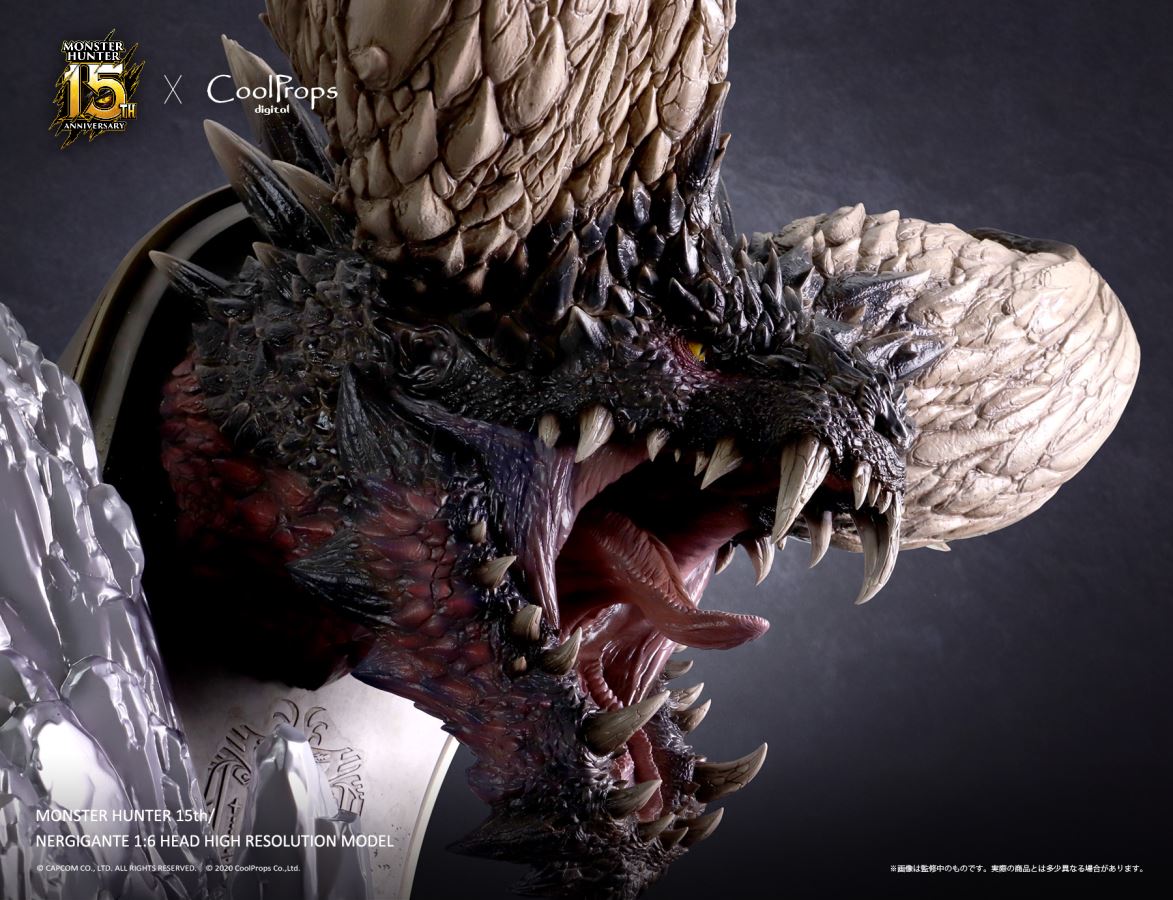 Monster Hunter 15th Anniversary - Nergigante 1/6 Head High Resolution Model