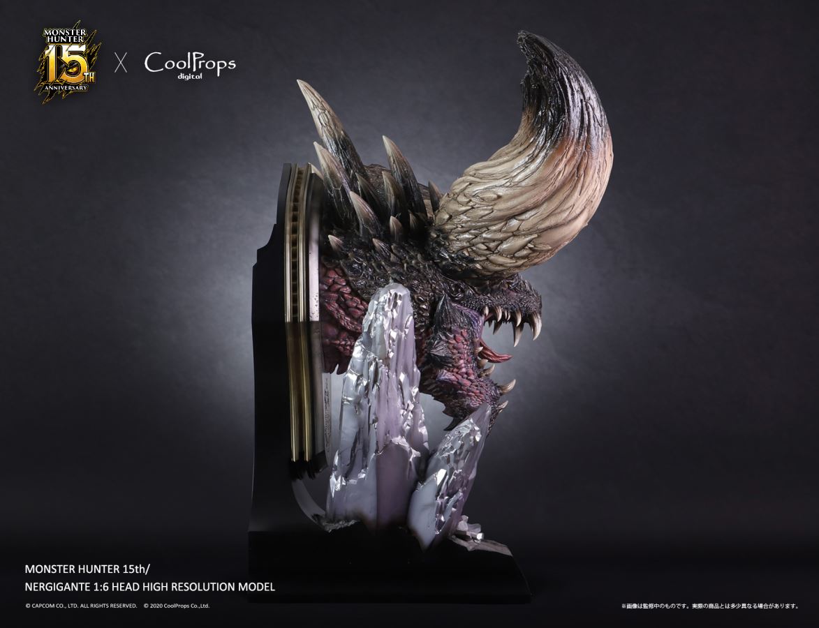 Monster Hunter 15th Anniversary - Nergigante 1/6 Head High Resolution Model