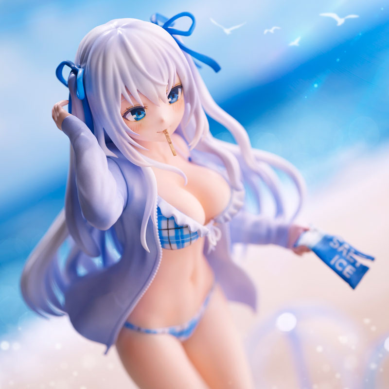 Kasu Komeshiro Illustration blue