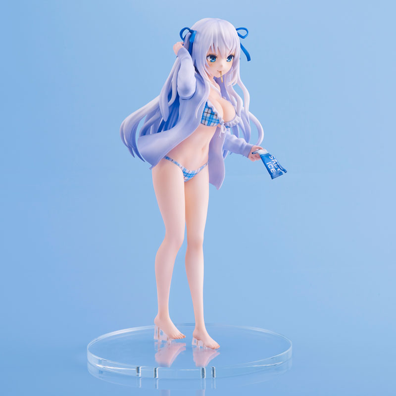 Kasu Komeshiro Illustration blue