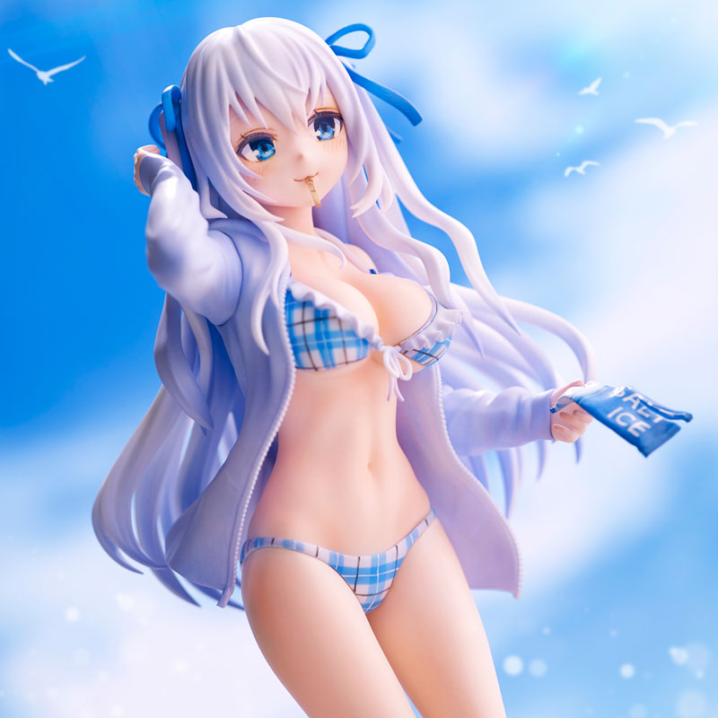 Kasu Komeshiro Illustration blue