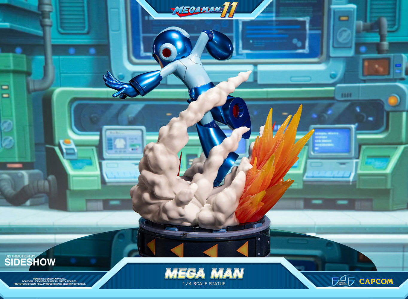 Mega Man 1/4 Scalse Statue