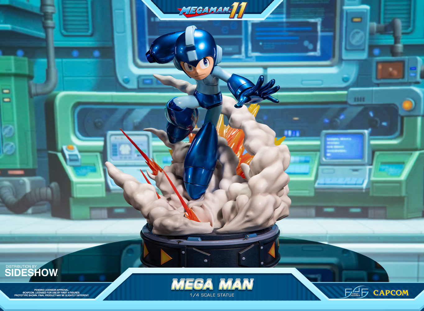 Mega Man 1/4 Scalse Statue