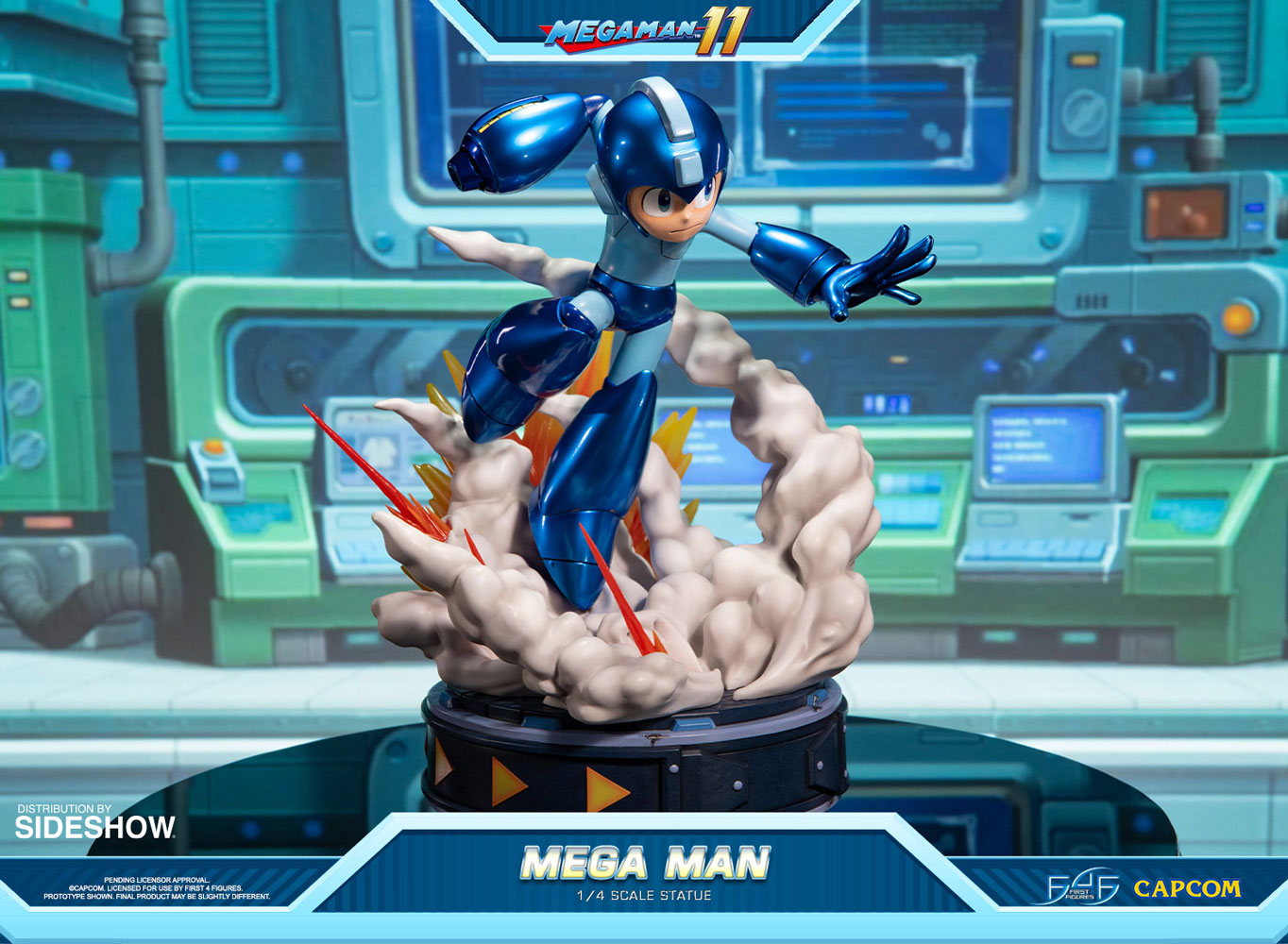 Mega Man 1/4 Scalse Statue