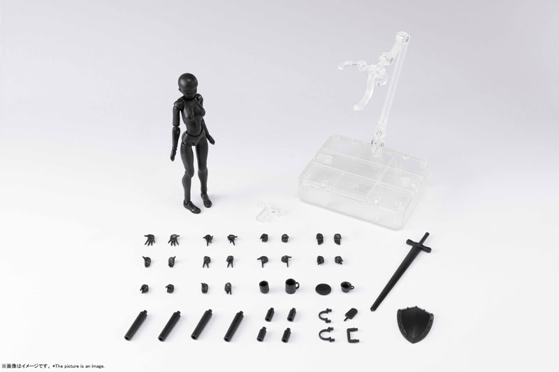S.H.Figuarts Body-chan DX SET 2 (Solid black Color Ver.)