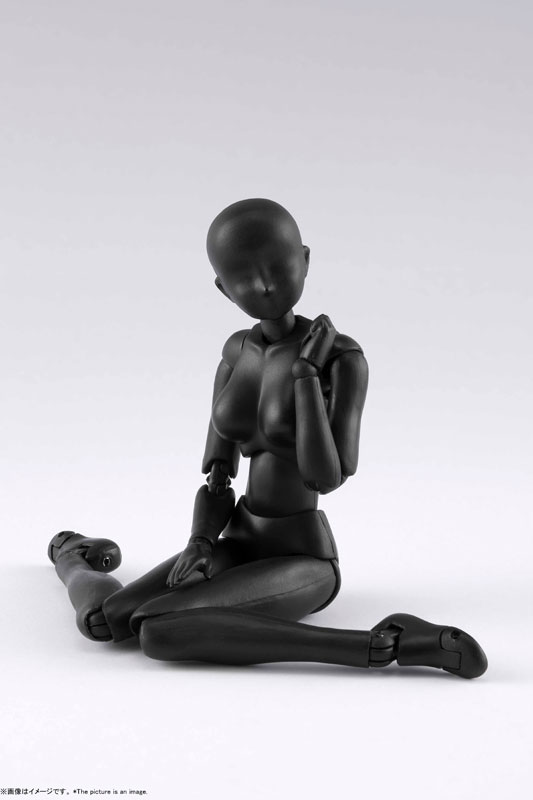 S.H.Figuarts Body-chan DX SET 2 (Solid black Color Ver.)