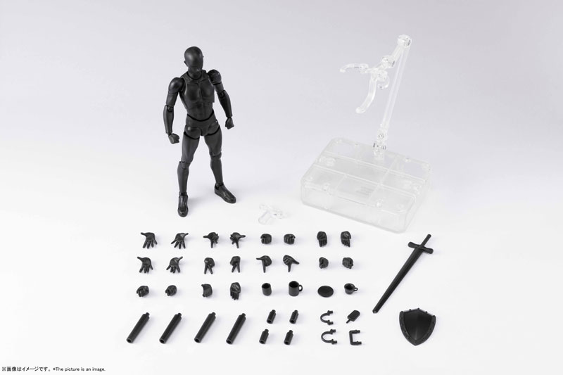 S.H.Figuarts Body-kun DX SET 2 (Solid black Color Ver.)