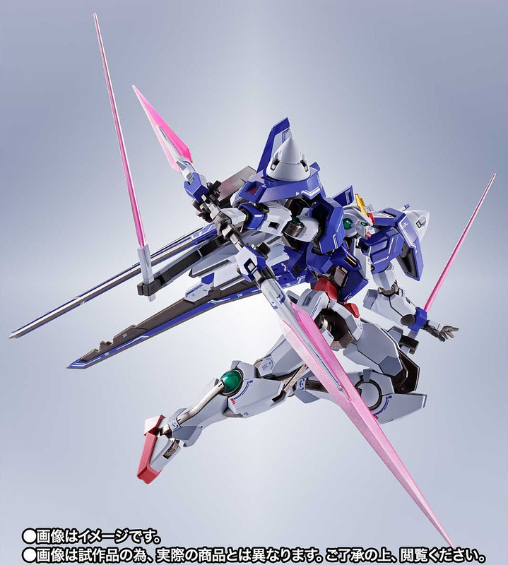 METAL ROBOT SPIRITS  Gundam OO Riser Seven Sword + GN Sword II Blaster Set