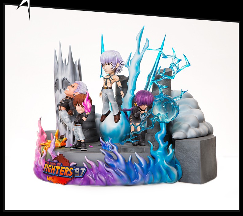The King of Fighters 97 Serpent SD limited edition statue scene