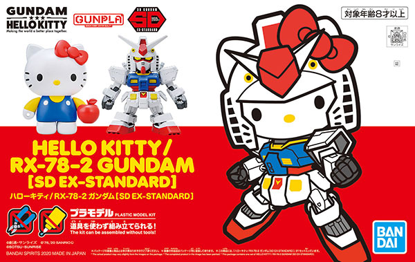 Hello Kitty / RX-78-2 Gundam