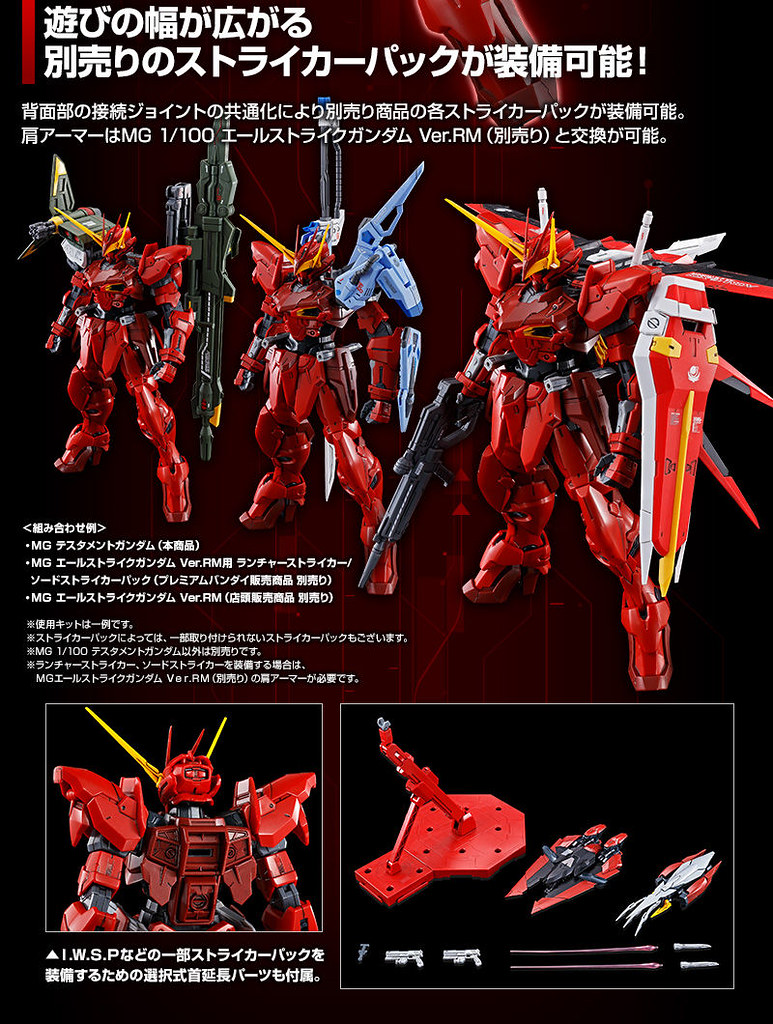MG 1/100 Testament Gundam