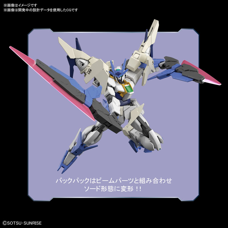 HGBD:R 1/144 00 Gundam Series New Unit Plastic Model - Gundam Build Divers Re:RISE