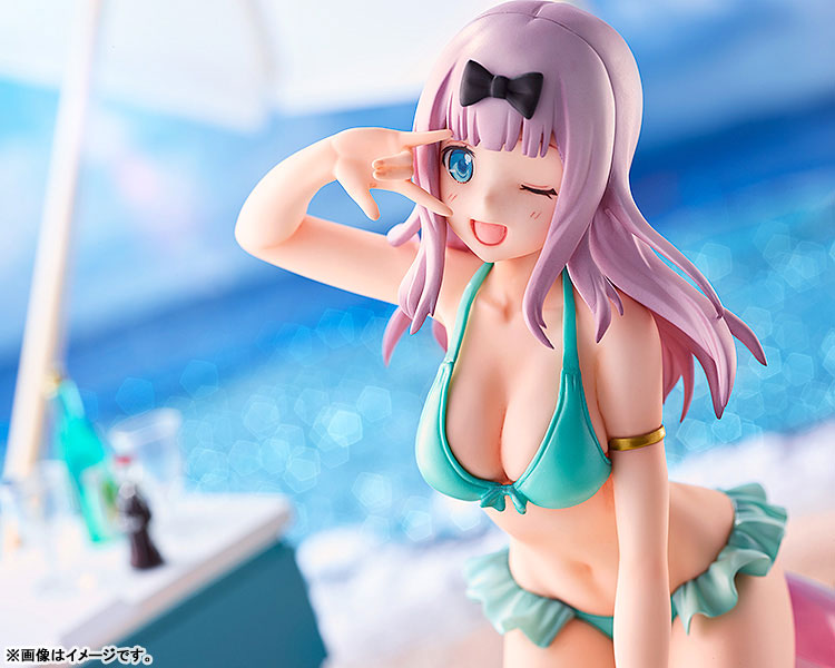 Kaguya wants to tell-Genius's love brain battle-Chika Fujiwara Swimsuit Ver. 1/7