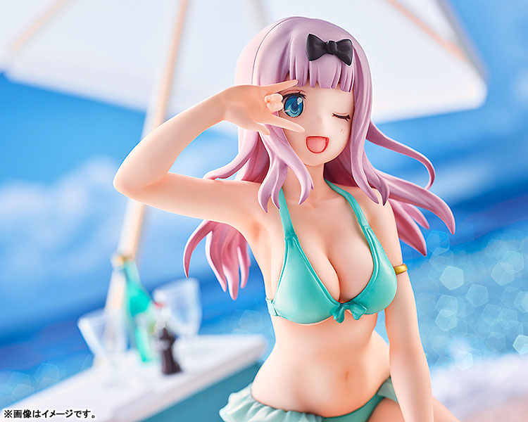 Kaguya wants to tell-Genius's love brain battle-Chika Fujiwara Swimsuit Ver. 1/7