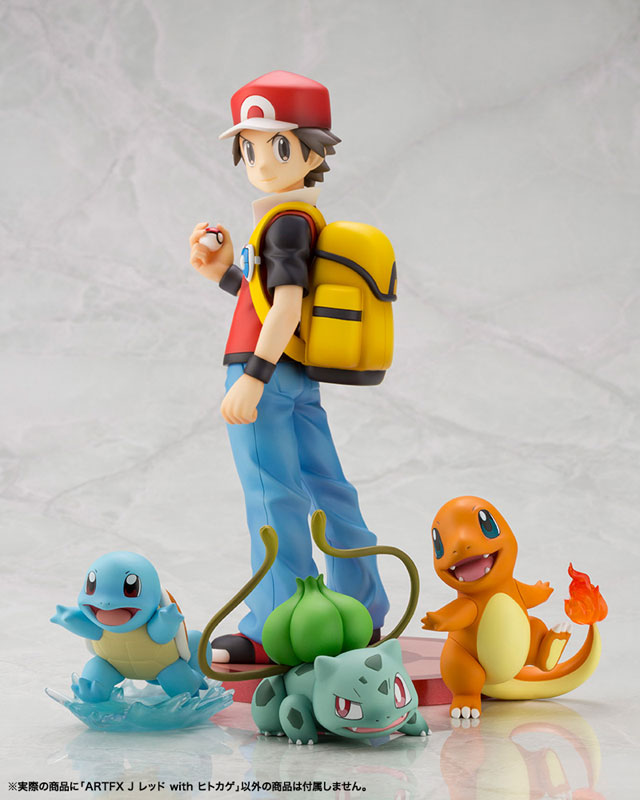 ARTFX J (Pokemon) Series Red with Charmander 1/8