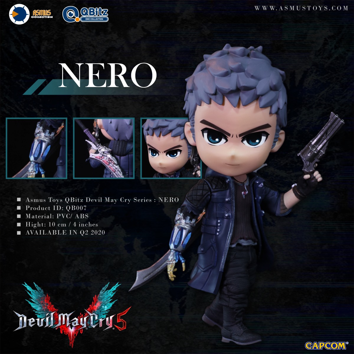 QBITZ DEVIL MAY CRY SERIES: NERO 5 LIMITED ARTICULATION FIGURE