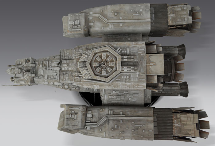 Space Ship CM-88B M-Class Bison Transport Ship - Nostromo