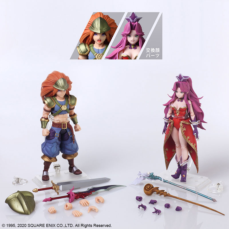 Seiken Densetsu Series Trials of Mana Bring Arts Duran & Angela