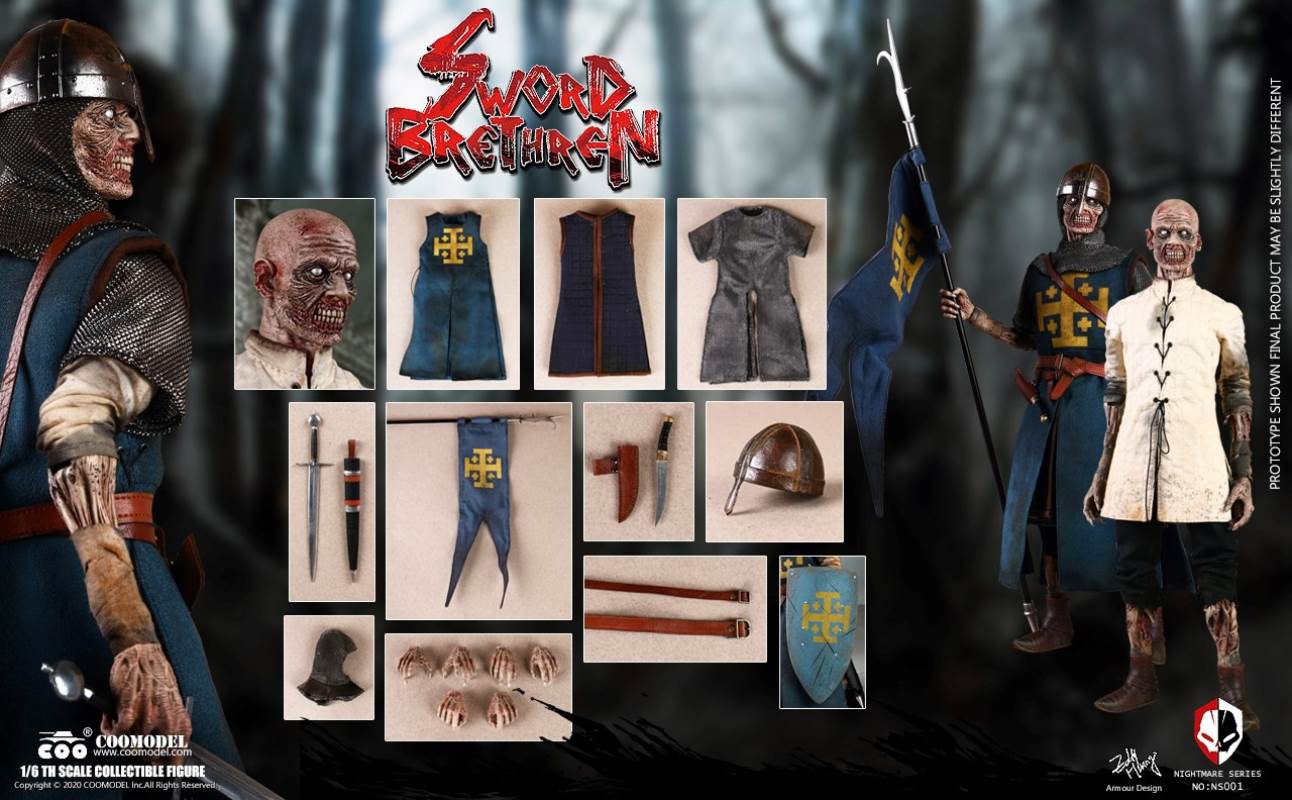 1/6 NS001 NIGHTMARE SEIRES (DIECAST ALLOY)  - SWORD BRETHREN