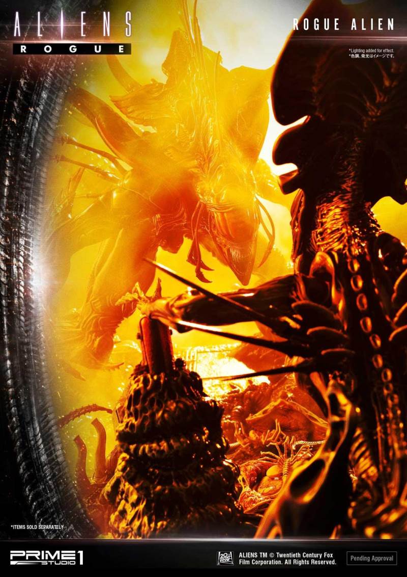 Aliens (Comics) Rogue Alien Battle Diorama