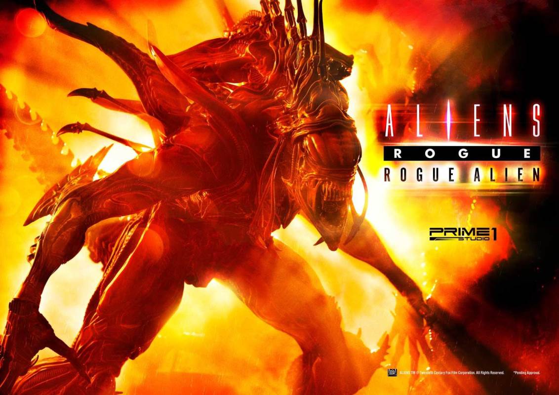 Aliens (Comics) Rogue Alien Battle Diorama