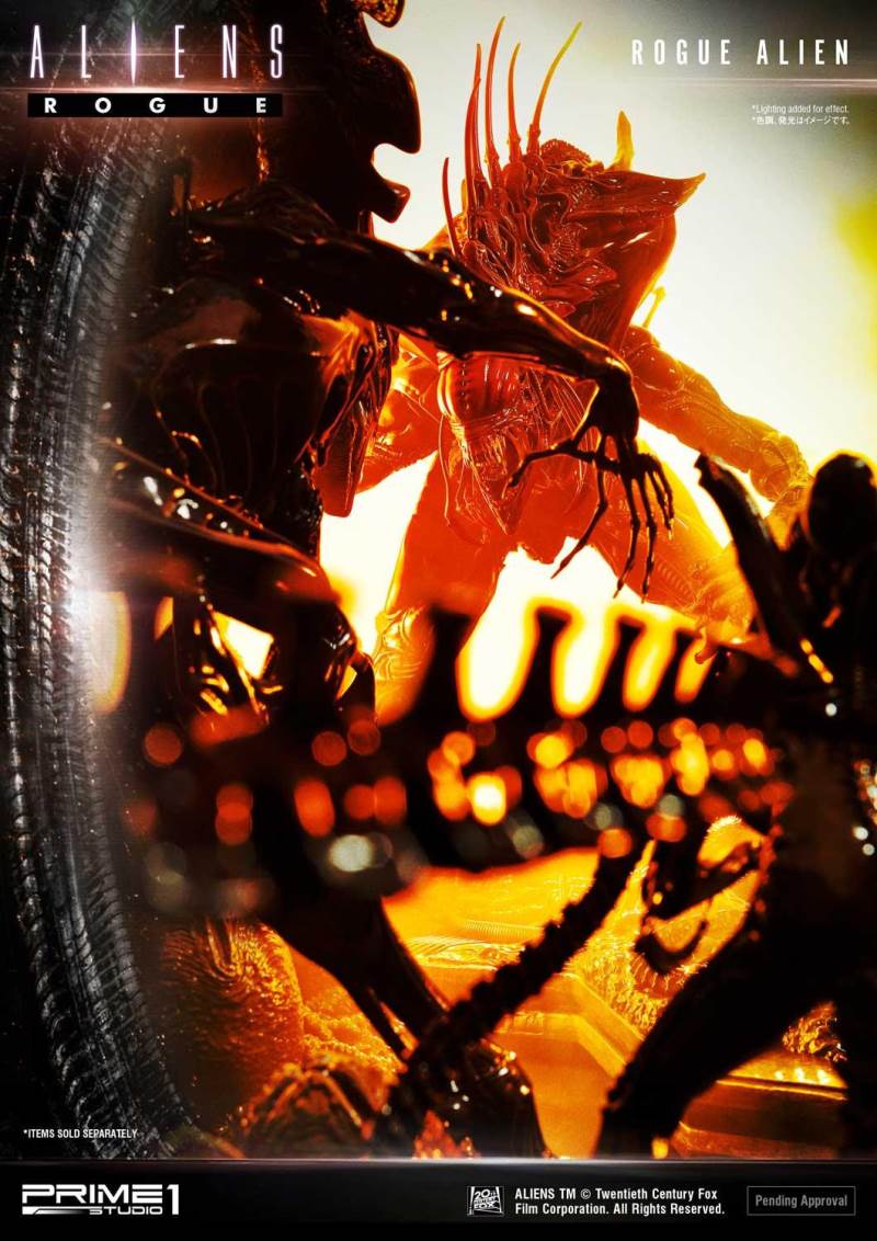 Aliens (Comics) Rogue Alien Battle Diorama