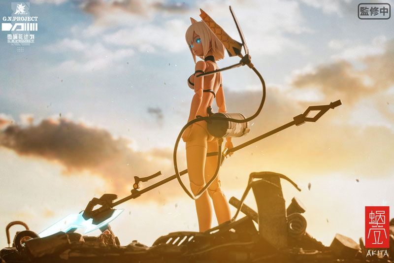 G.N.PROJECT Vol. 1.5 WOLF-001 Swimsuit Plain Body, Weapon Set 1/12