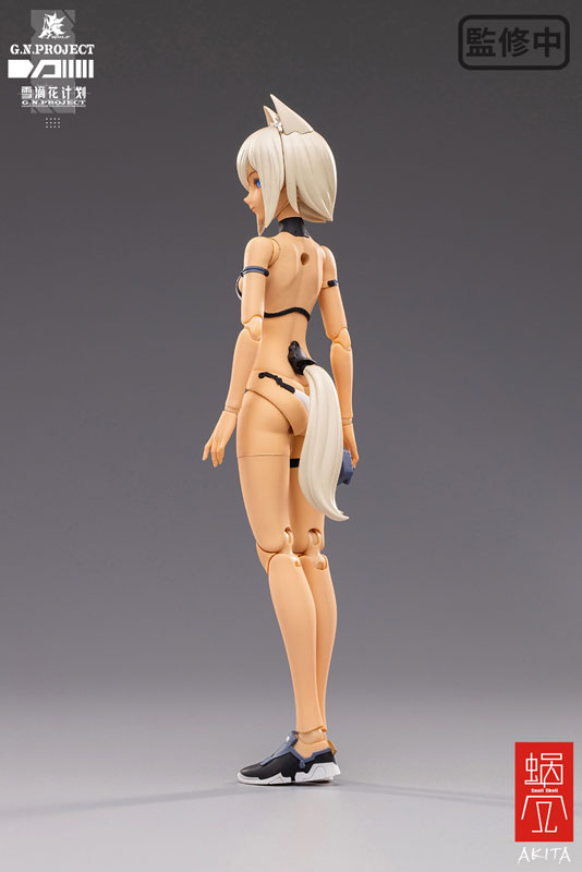 G.N.PROJECT Vol. 1.5 WOLF-001 Swimsuit Plain Body, Weapon Set 1/12