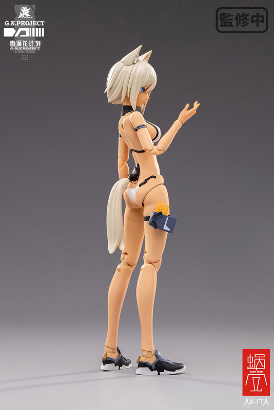G.N.PROJECT Vol. 1.5 WOLF-001 Swimsuit Plain Body, Weapon Set 1/12