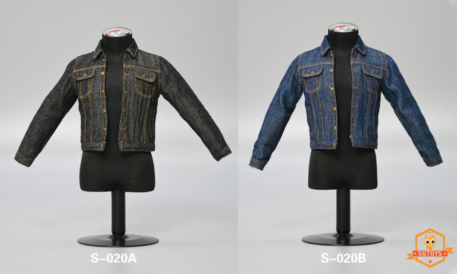 (S-020): 1/6 men's denim suit