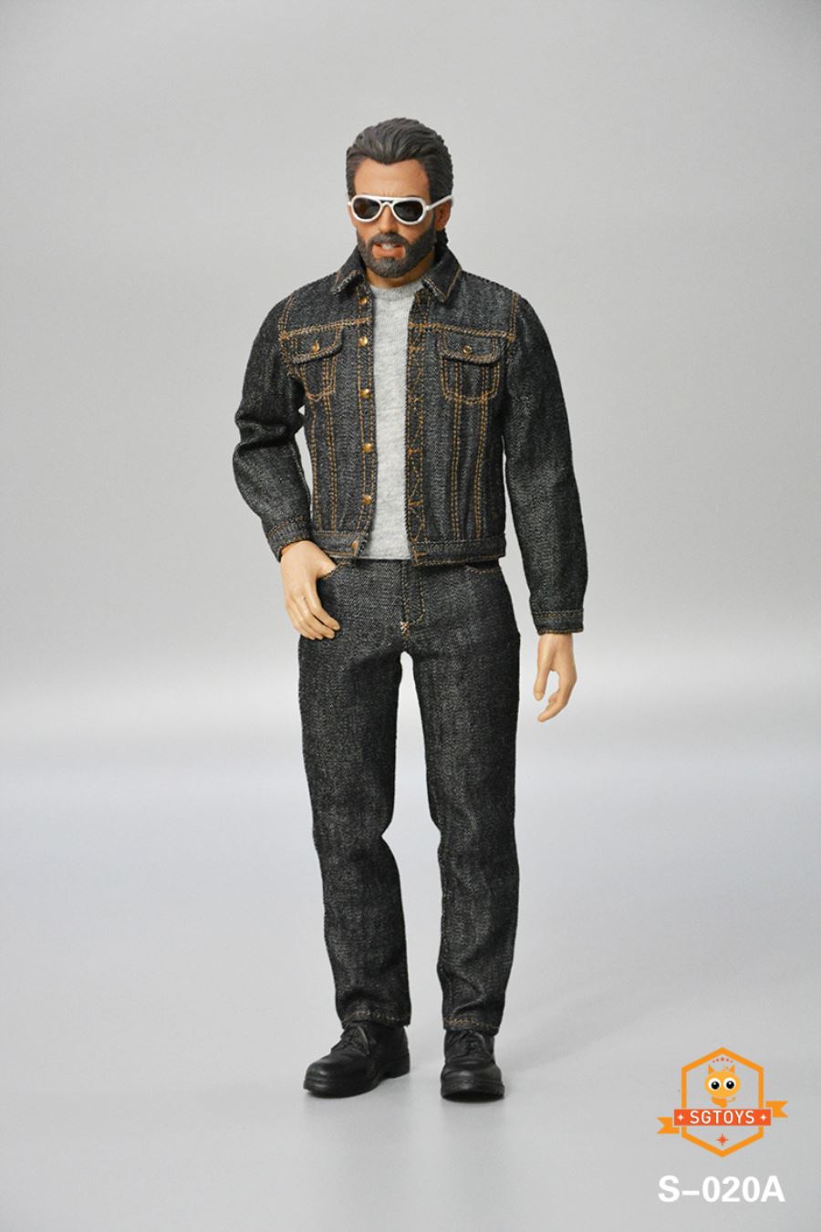 (S-020): 1/6 men's denim suit