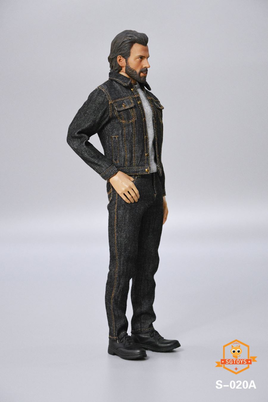 (S-020): 1/6 men's denim suit