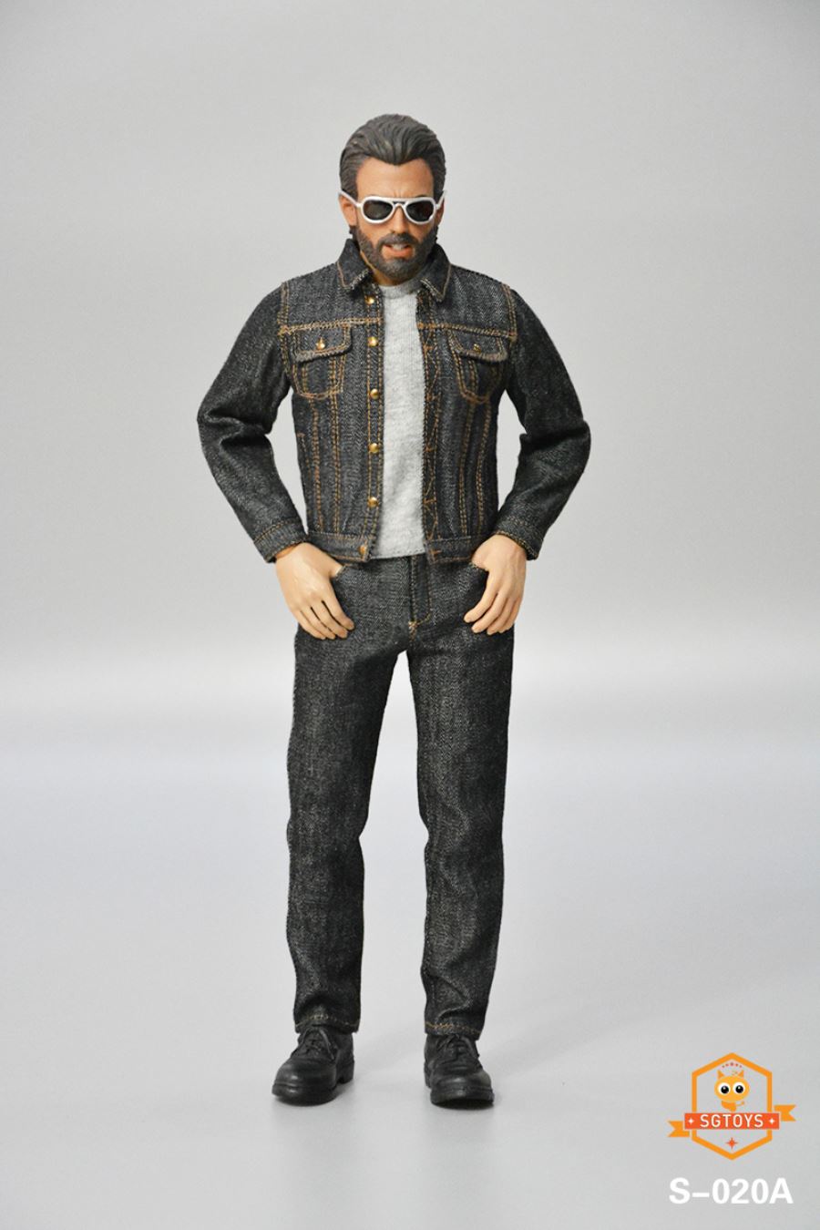 (S-020): 1/6 men's denim suit