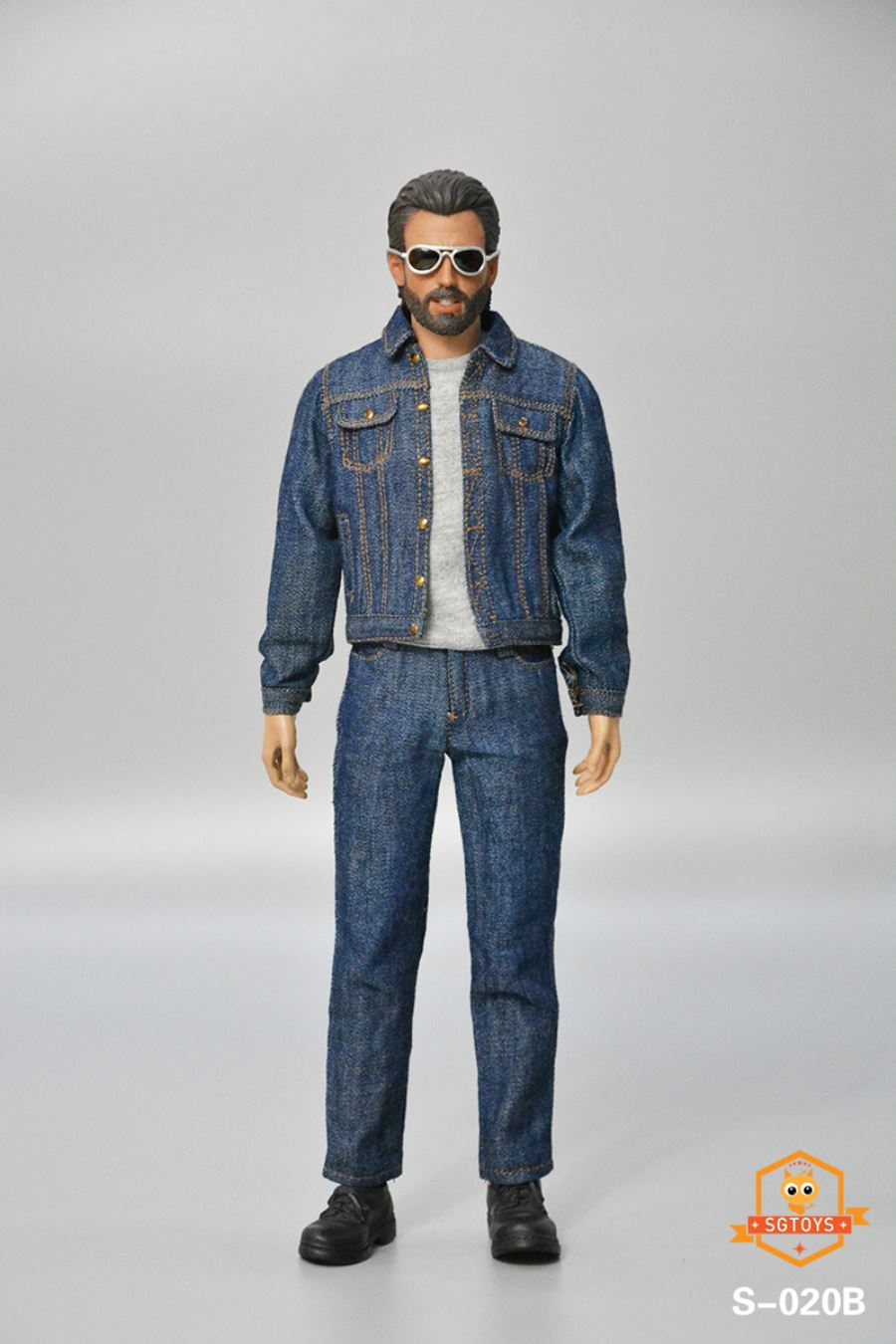 (S-020): 1/6 men's denim suit
