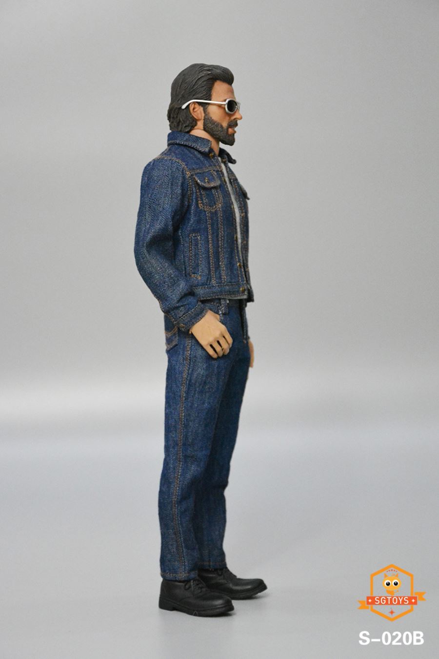 (S-020): 1/6 men's denim suit