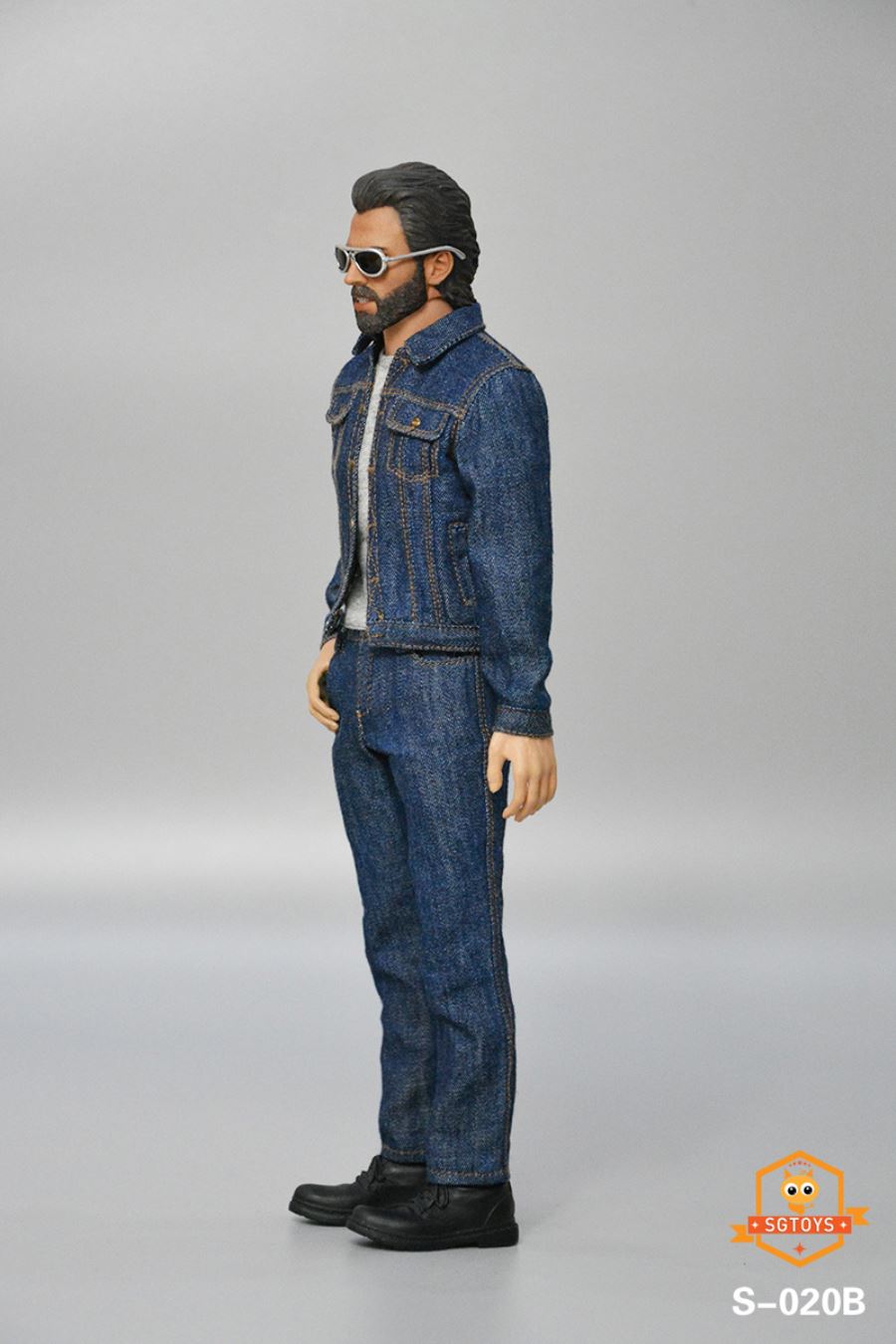 (S-020): 1/6 men's denim suit