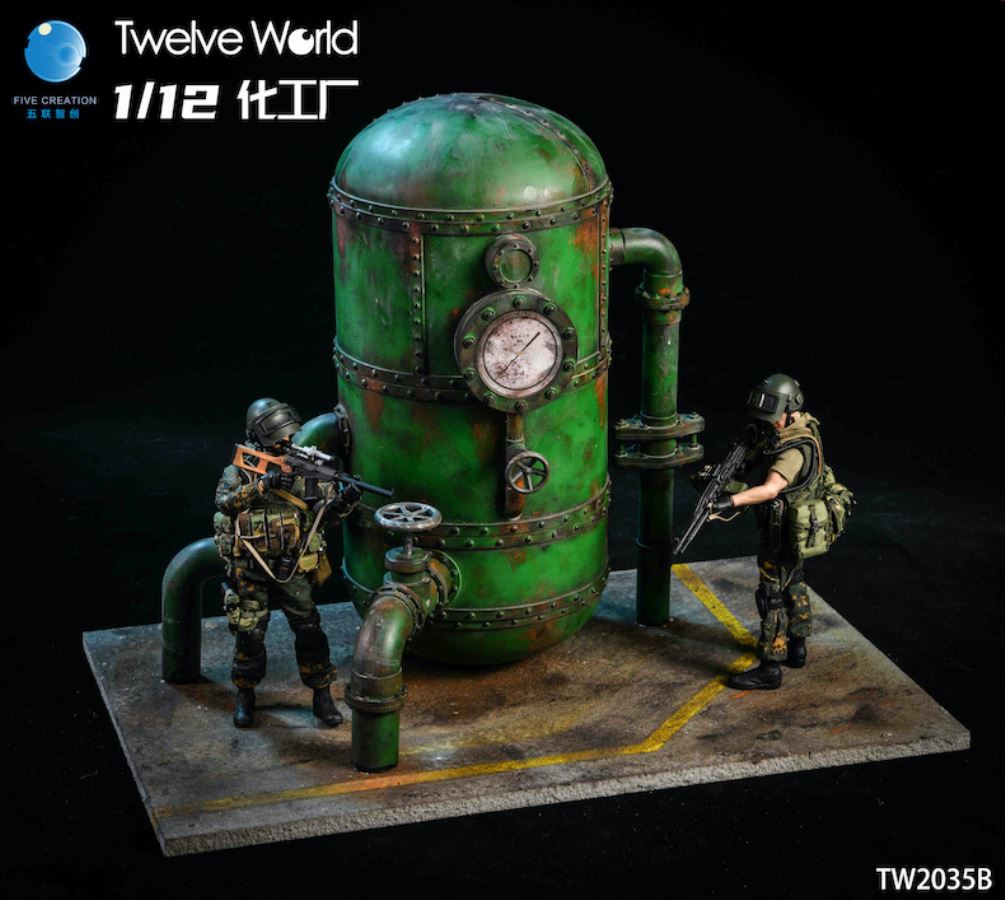 1/12 chemical plant scene
