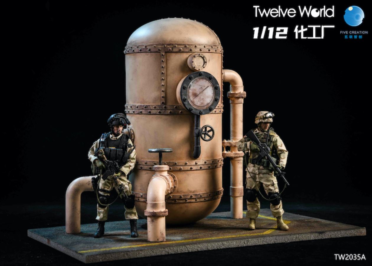1/12 chemical plant scene