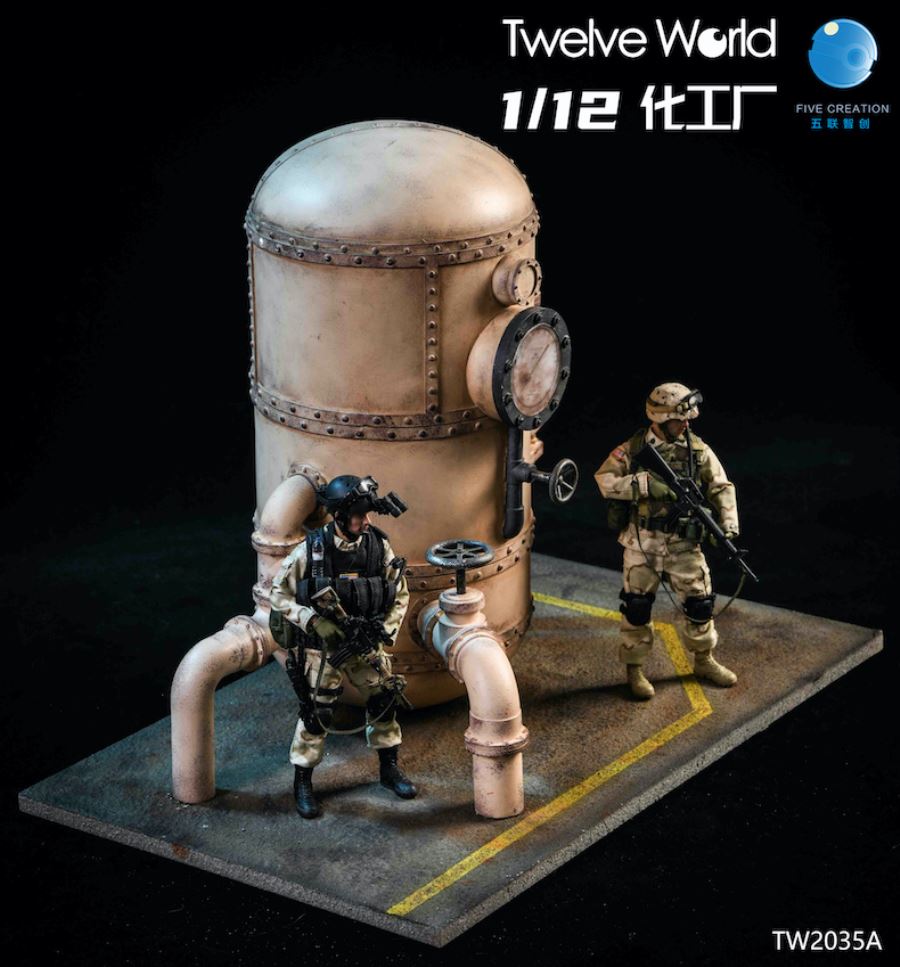 1/12 chemical plant scene