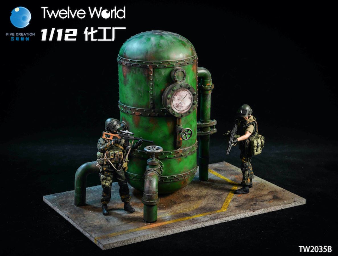 1/12 chemical plant scene